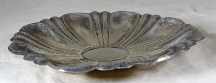 Silver plated fruit bowl