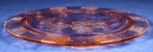 Depression glass cake stand