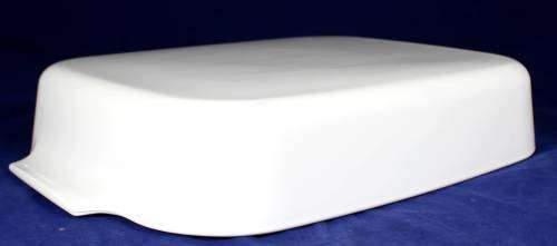 White square oven dish
