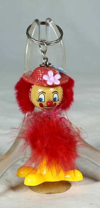 RED CLOWN KEYRING
