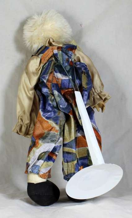 Clown on a stand
