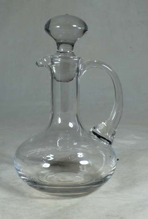Glass vinegar bottle