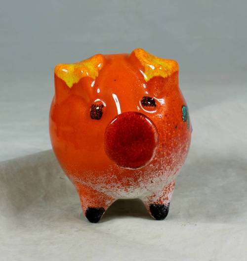 Porcelain piggy bank