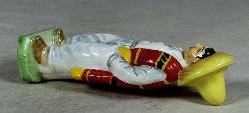 Vintage porcelain figurine - man dressed in traditional clothes #69