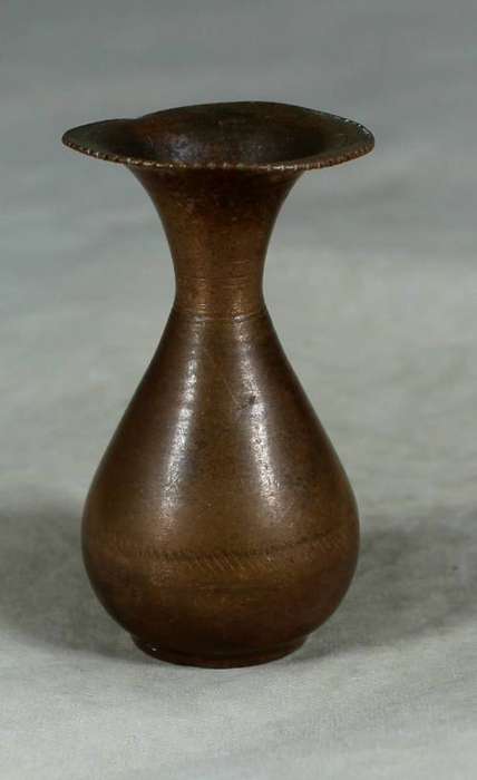 Miniature copper vase made in Italy