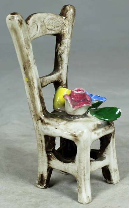 Capodimante style high back chair