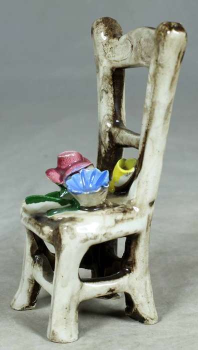 Capodimante style high back chair
