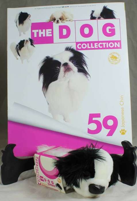 The dog artist collection with magazine - Japanese chin #59