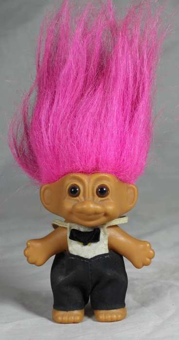 Russ Troll Doll Made In China - Troll With A Bow Tie