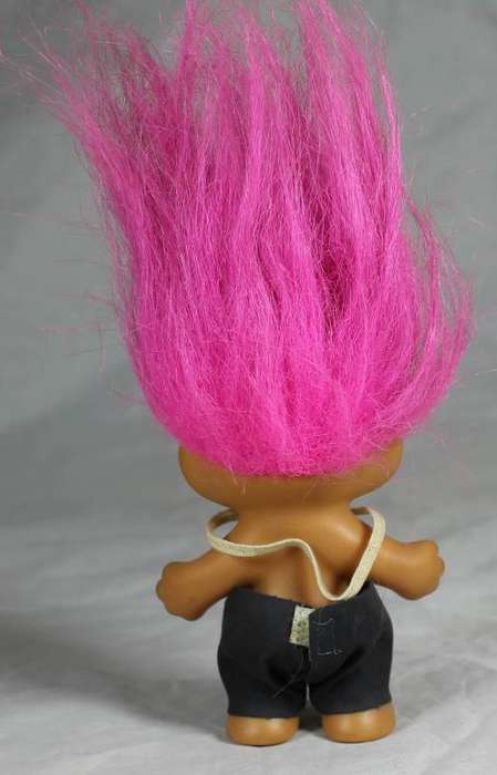 Russ Troll Doll Made In China - Troll With A Bow Tie