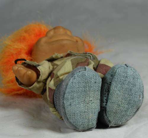 Russ troll doll - soldier in camo