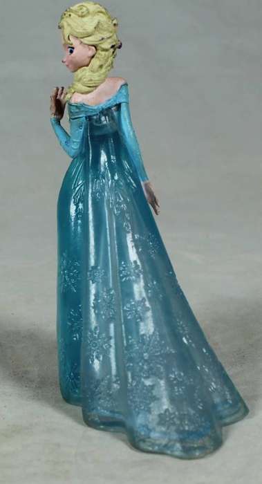 Elsa figurine in a ballgown - from the movie Frozen