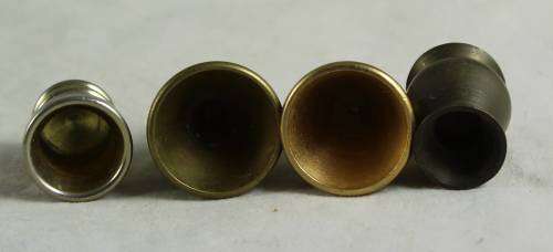 Miniature brass vases/vessels