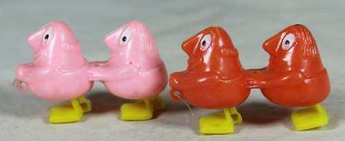 Pair of plastic pull alongs