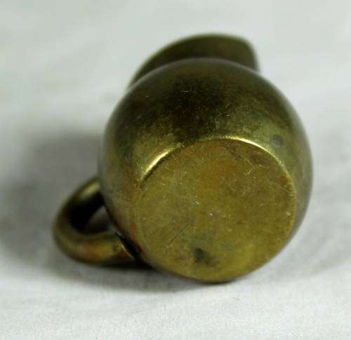 Miniature brass milk jug
