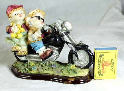 Kids riding a chopper