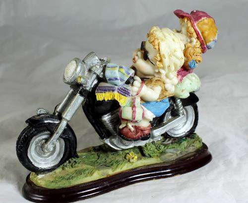 Kids riding a chopper