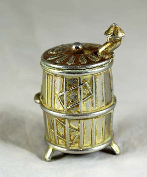 Miniature brass washing machine