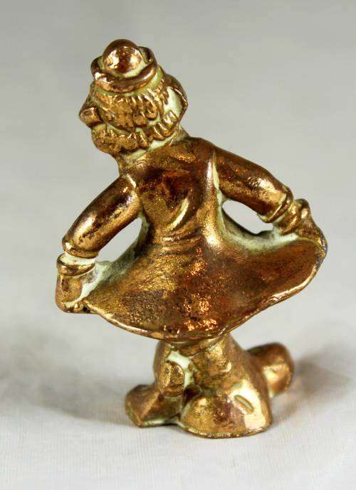 Miniature lead clown bowing