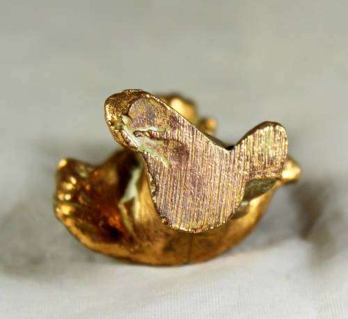 Miniature lead clown bowing
