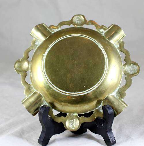Large brass ashtray