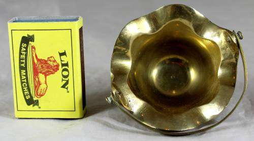 Small brass basket