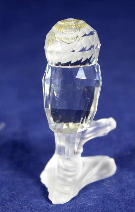 Swarovski crystal - owl on a stump