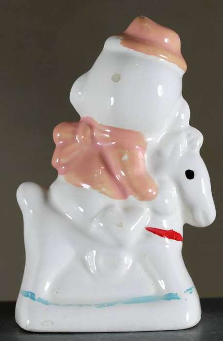 Small clown figurine - baby on a horse
