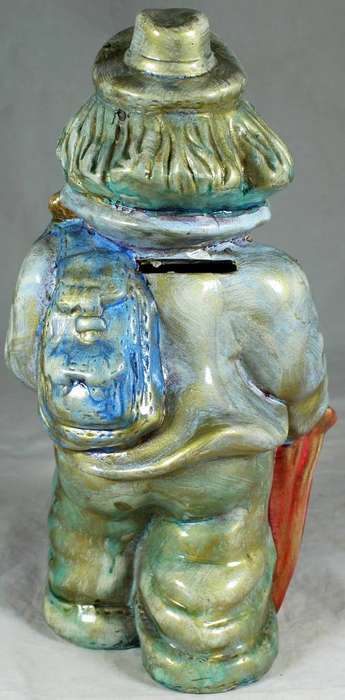 Large clown figurine - piggy bank