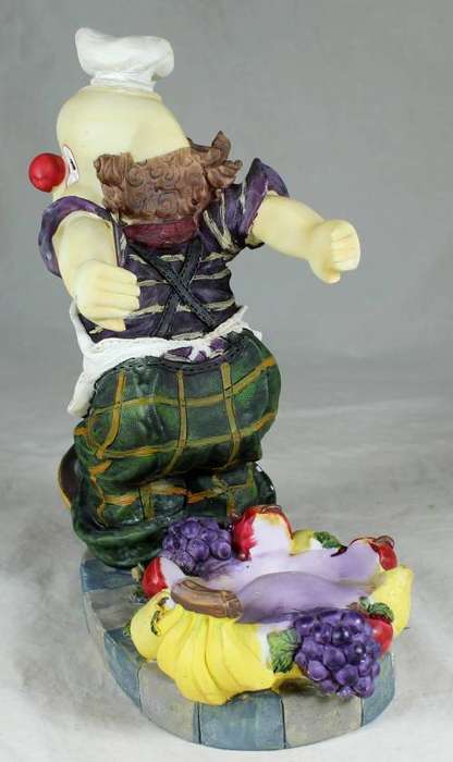 Large clown figurine - wine bottle holder