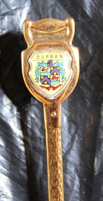 Souvenir Spoon - Copper - Durban - Spade