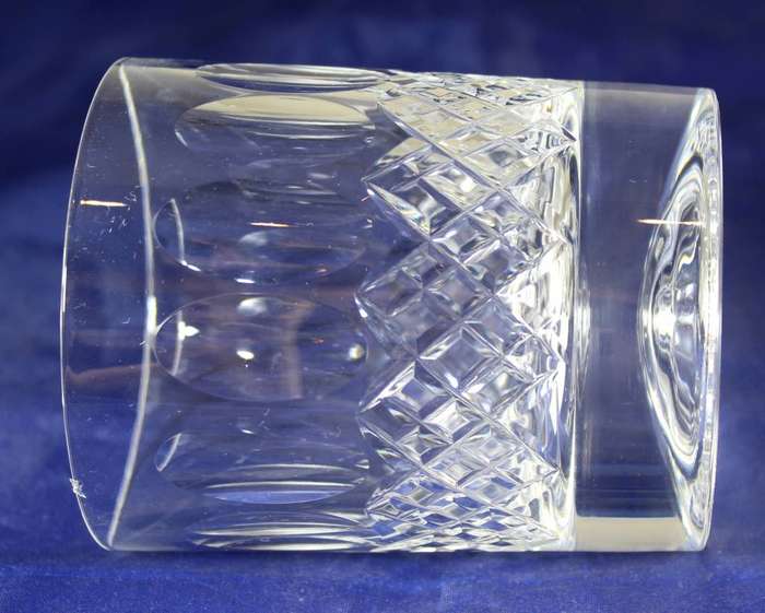 Set of 4 crystal whisky tumblers