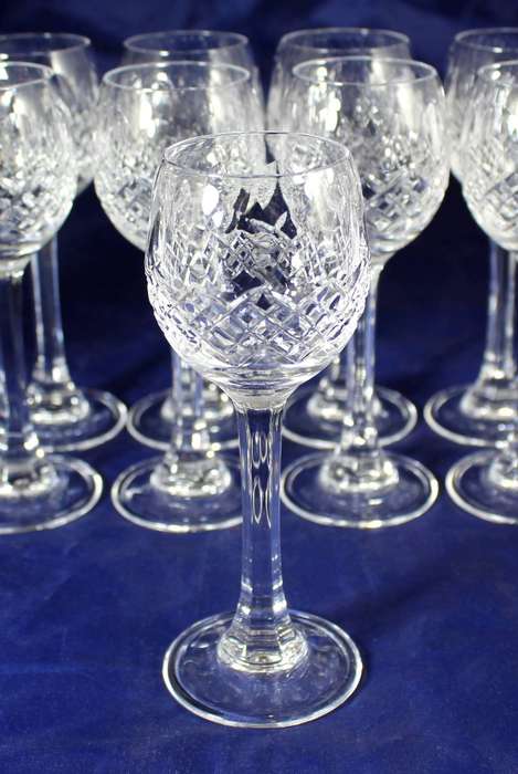 Set of 12 of Crystal Liquor Glasses