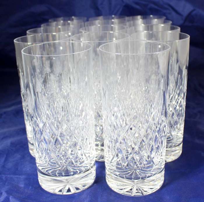Set of 14 of Crystal Highball Glasses