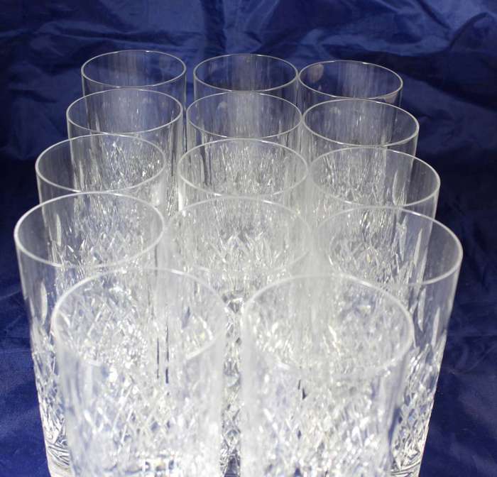 Set of 14 of Crystal Highball Glasses