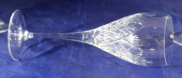 Set of 5 of Crystal Red Wine Glasses