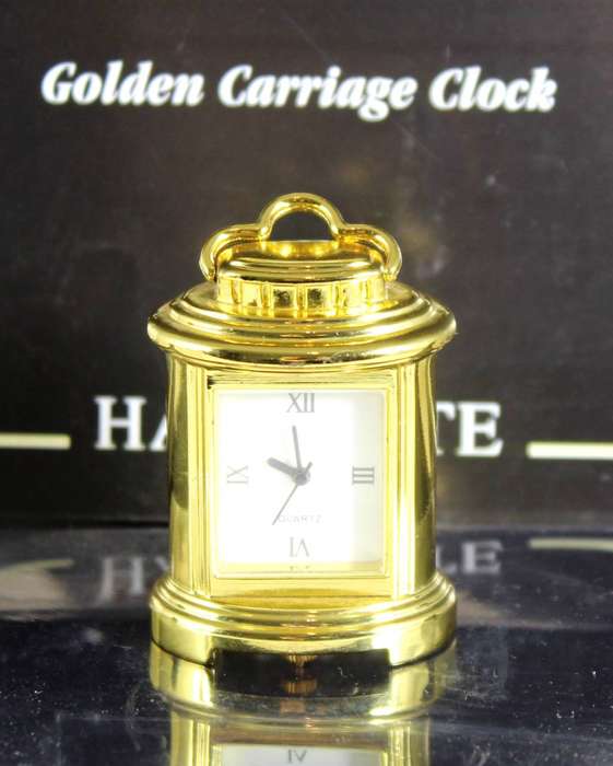Hachette clock with booklet - #33 Golden Carriage Clock