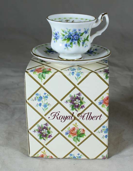 Royal Albert - Flower of the Month - Cup and Saucer -Duo- July - Miniature - Act Fast!! Bid Now!!