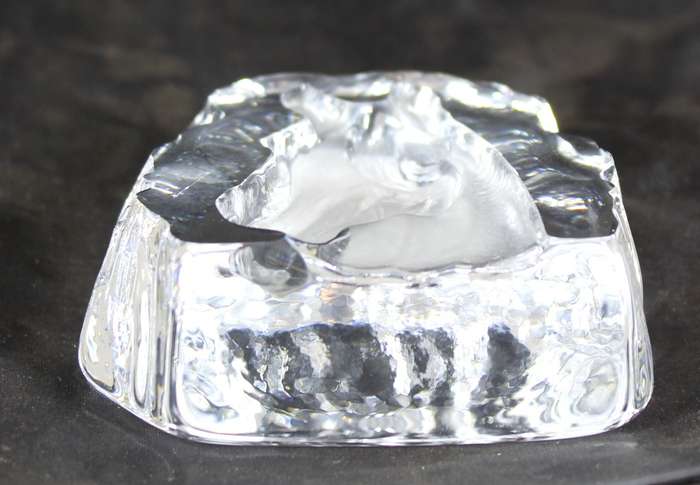 Sculptured paperweight horse
