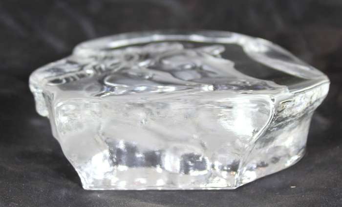 Sculptured paperweight horses