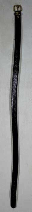 Danbury woven black belt