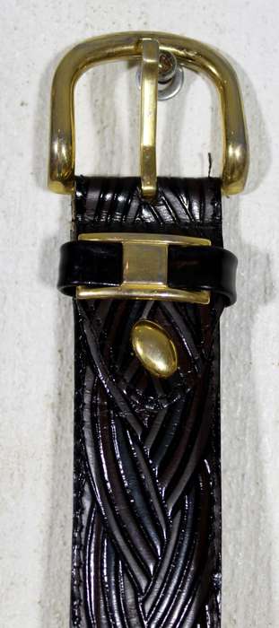 Danbury woven black belt