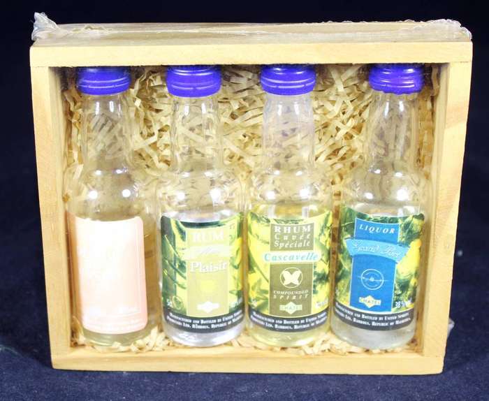 Rhum Chatel ( Mauritius) Set of 4 x 50ml Rum Bottles