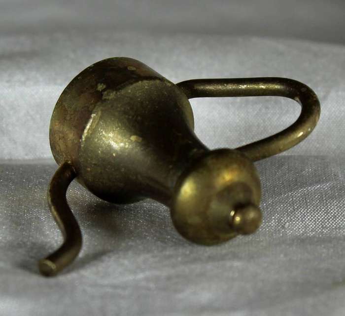 Miniature brass coffee pot