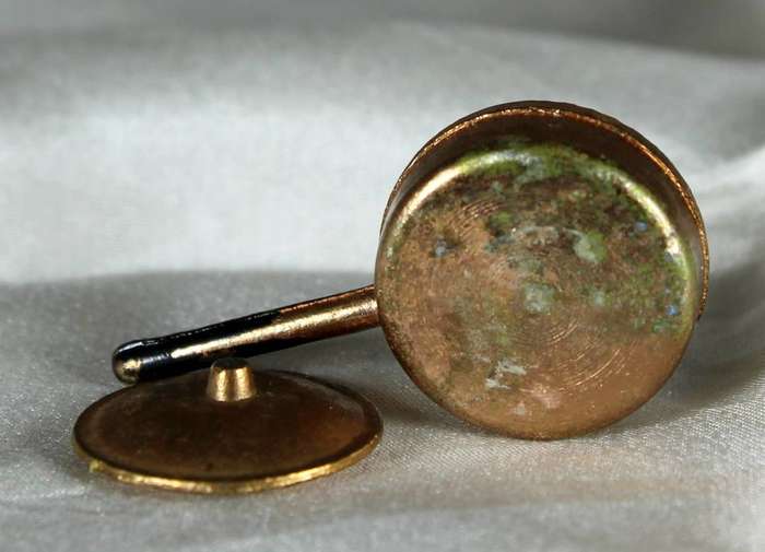 Miniature Copper - Lidded Pan
