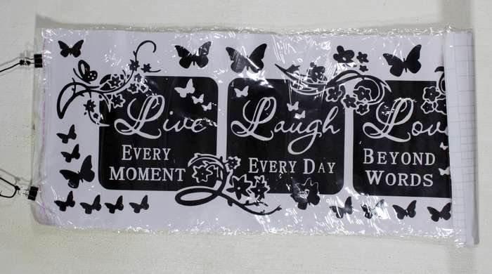 Live, Love, Laugh - wall sticker