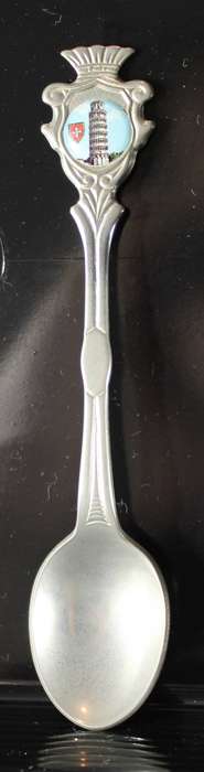 Souvenir tea spoon - Pisa Tower