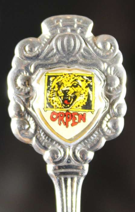Souvenir tea spoon - Orpen