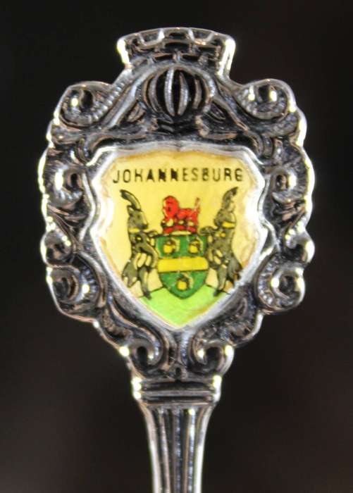 Souvenir tea spoon - Johannesburg