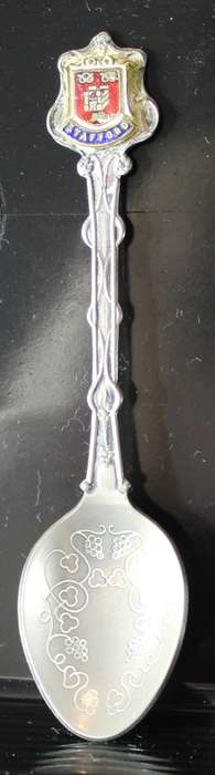 Souvenir tea spoon -Stafford engraved